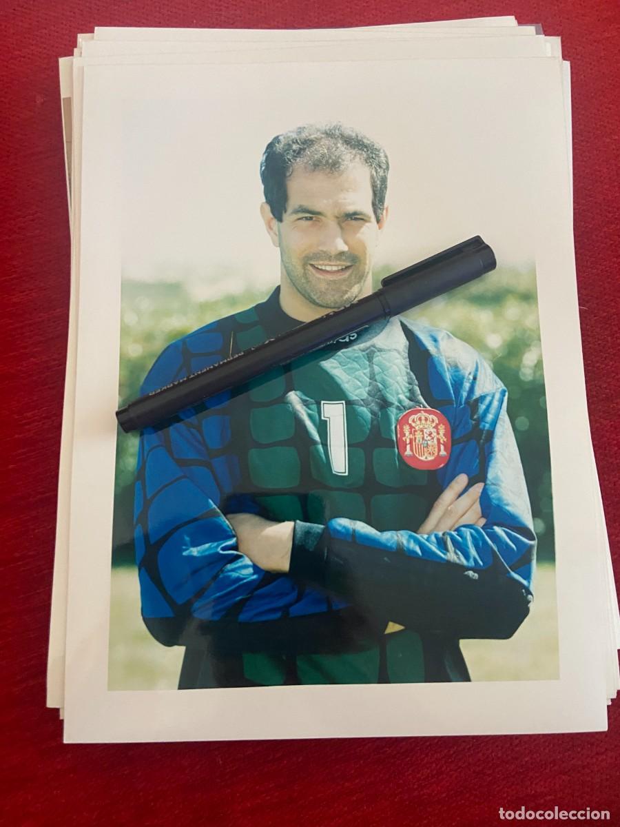 Collectionnisme sportif: F32758 FOTO FOTOGRAFIA ORIGINAL SELECCION ESPA&Ntilde;OLA ESPA&Ntilde;A ZUBI ZUBIZARRETA
