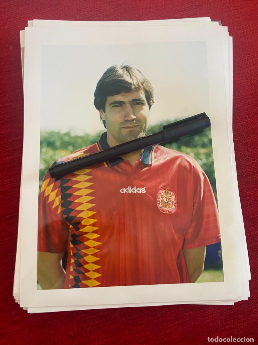 Collectionnisme sportif: F32763 FOTO FOTOGRAFIA ORIGINAL SELECCION ESPA&Ntilde;OLA ESPA&Ntilde;A JULIO SALINAS