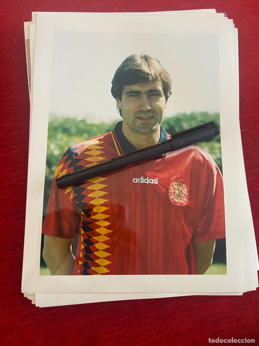 Collectionnisme sportif: F32764 FOTO FOTOGRAFIA ORIGINAL SELECCION ESPA&Ntilde;OLA ESPA&Ntilde;A JULIO SALINAS
