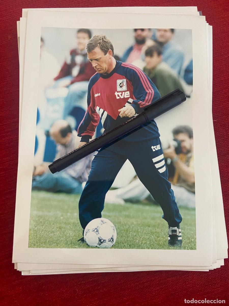 Collectionnisme sportif: F32768 FOTO FOTOGRAFIA ORIGINAL SELECCION ESPA&Ntilde;OLA ESPA&Ntilde;A JAVIER CLEMENTE