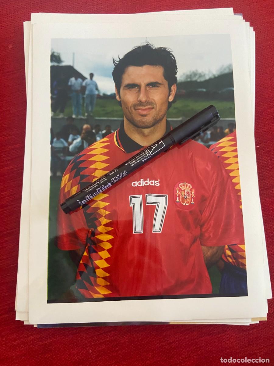 Collectionnisme sportif: F32782 FOTO FOTOGRAFIA ORIGINAL SELECCION ESPA&Ntilde;OLA ESPA&Ntilde;A RAFAEL ALKORTA