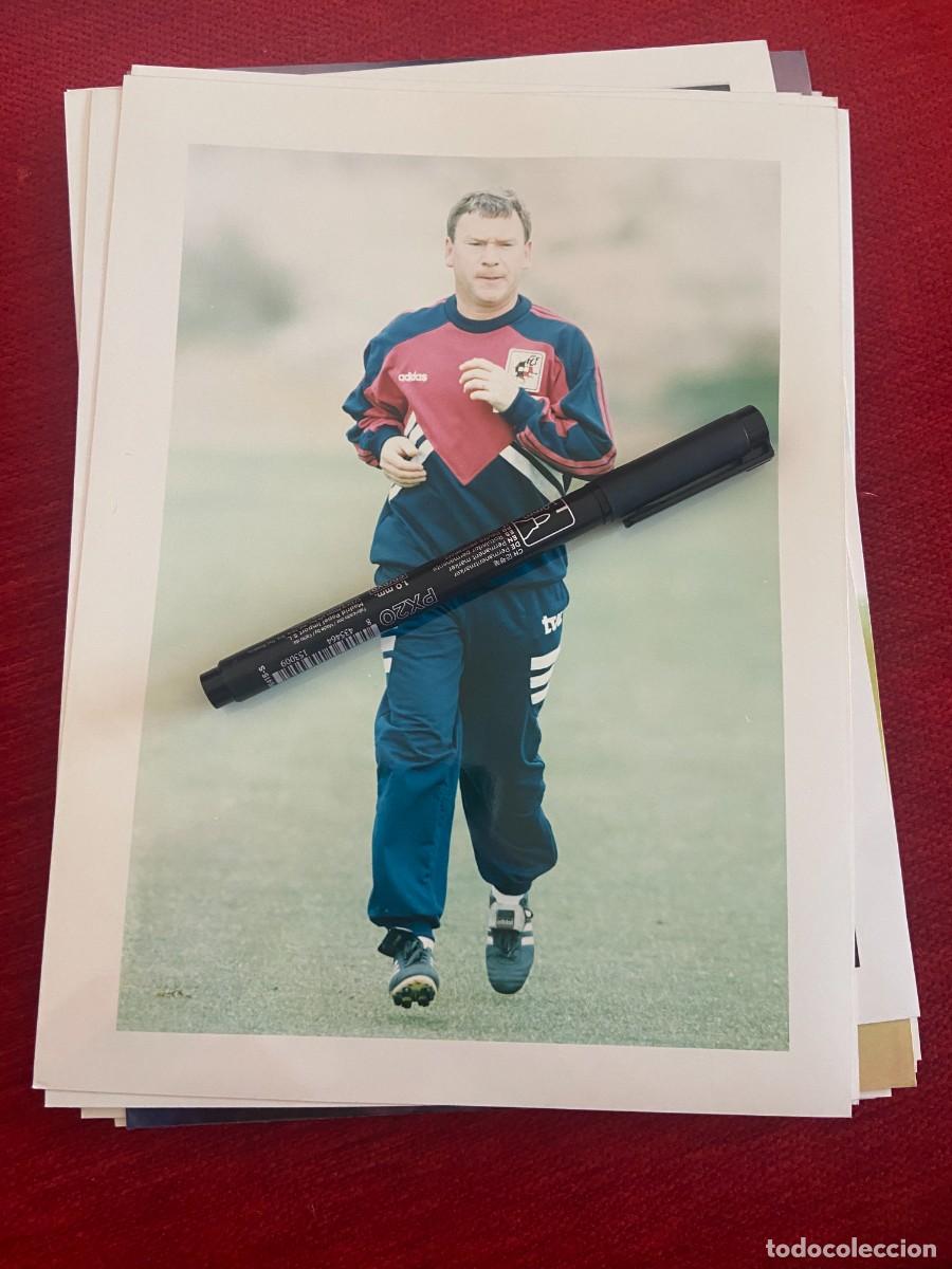 Collectionnisme sportif: F32786 FOTO FOTOGRAFIA ORIGINAL SELECCION ESPA&Ntilde;OLA ESPA&Ntilde;A JAVIER CLEMENTE
