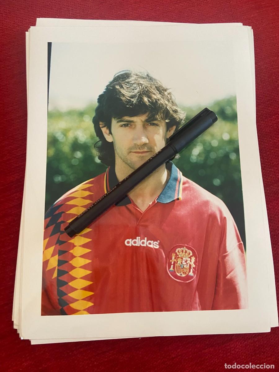 Collectionnisme sportif: F32794 FOTO FOTOGRAFIA ORIGINAL SELECCION ESPA&Ntilde;OLA ESPA&Ntilde;A BAKERO BAQUERO