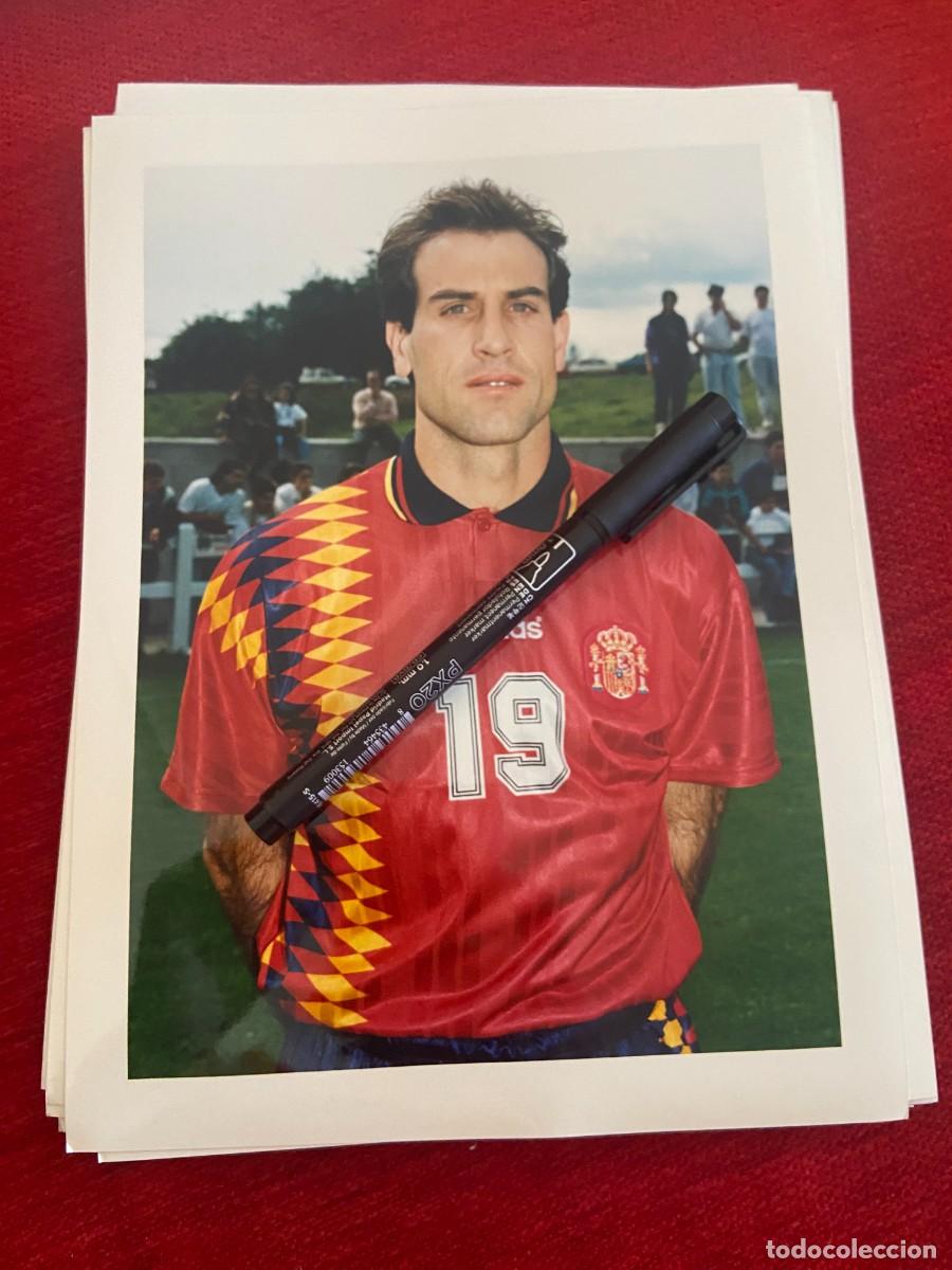 Collectionnisme sportif: F32797 FOTO FOTOGRAFIA ORIGINAL SELECCION ESPA&Ntilde;OLA ESPA&Ntilde;A VORO
