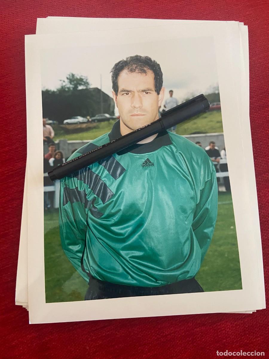 Collectionnisme sportif: F32798 FOTO FOTOGRAFIA ORIGINAL SELECCION ESPA&Ntilde;OLA ESPA&Ntilde;A ZUBI ZUBIZARRETA