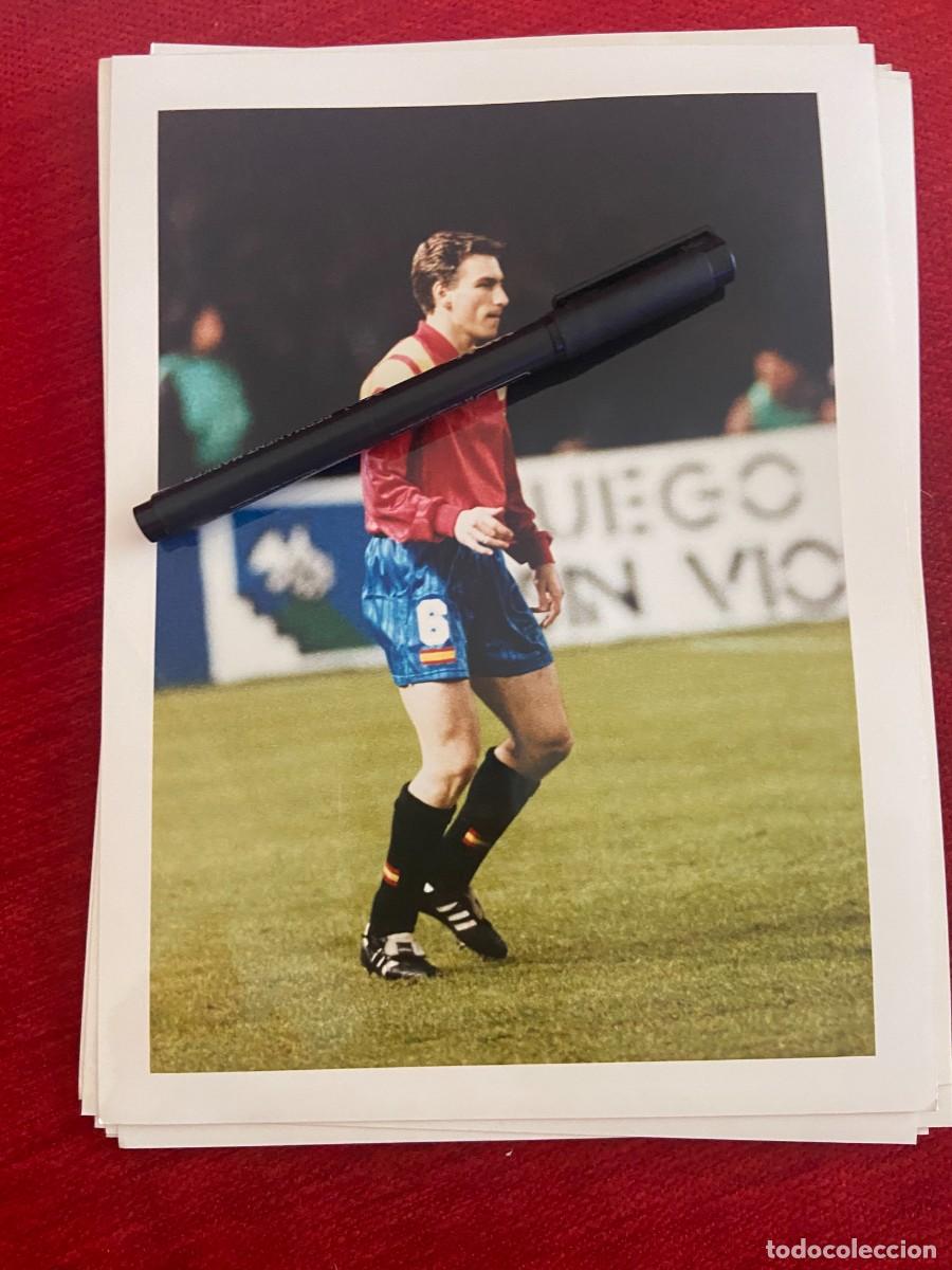 Collectionnisme sportif: F32807 FOTO FOTOGRAFIA ORIGINAL SELECCION ESPA&Ntilde;OLA ESPA&Ntilde;A JORGE OTERO