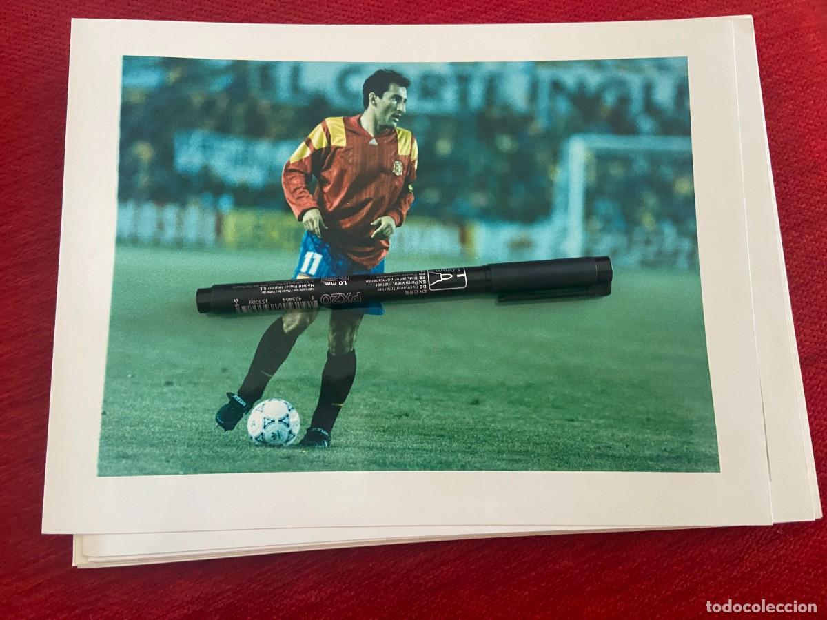 Sports collectibles: F32833 FOTO FOTOGRAFIA ORIGINAL SELECCION ESPA&Ntilde;OLA ESPA&Ntilde;A TXIKI BEGIRISTAIN