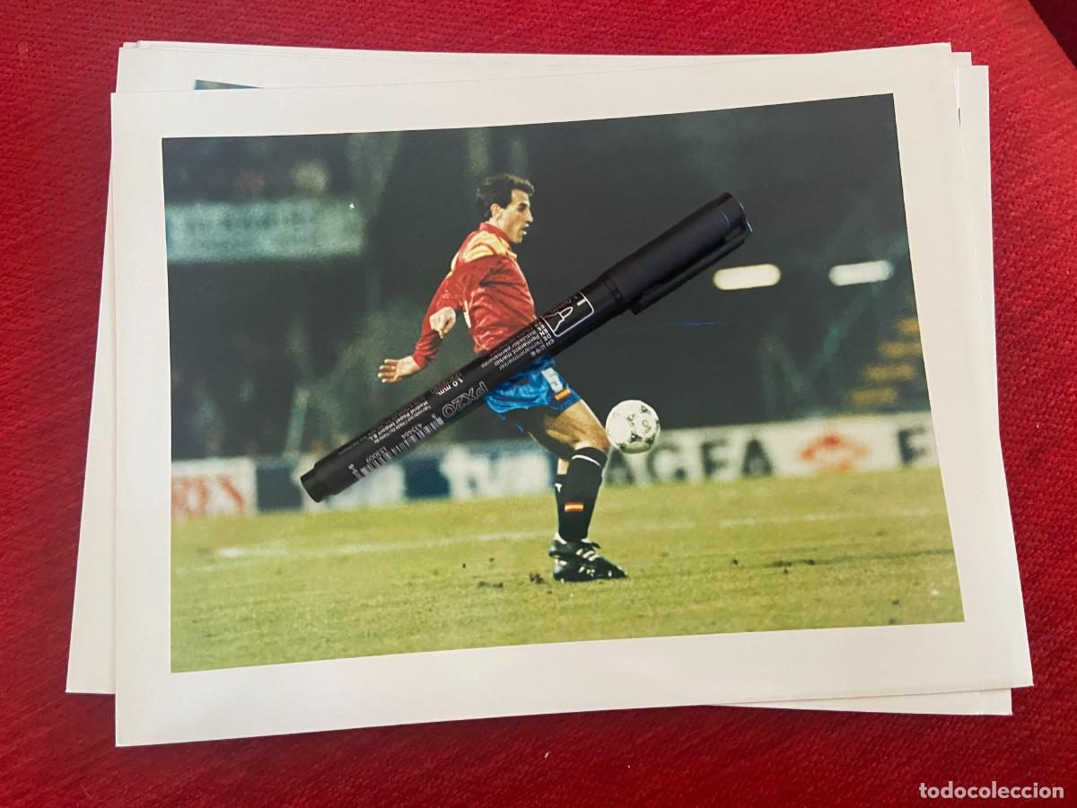 Collectionnisme sportif: F32849 FOTO FOTOGRAFIA ORIGINAL SELECCION ESPA&Ntilde;OLA ESPA&Ntilde;A VORO