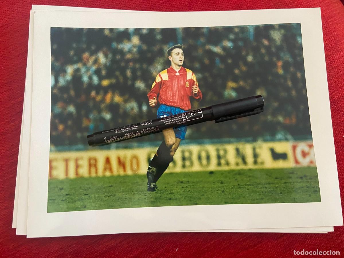 Collectionnisme sportif: F32853 FOTO FOTOGRAFIA ORIGINAL SELECCION ESPA&Ntilde;OLA ESPA&Ntilde;A JUANELE