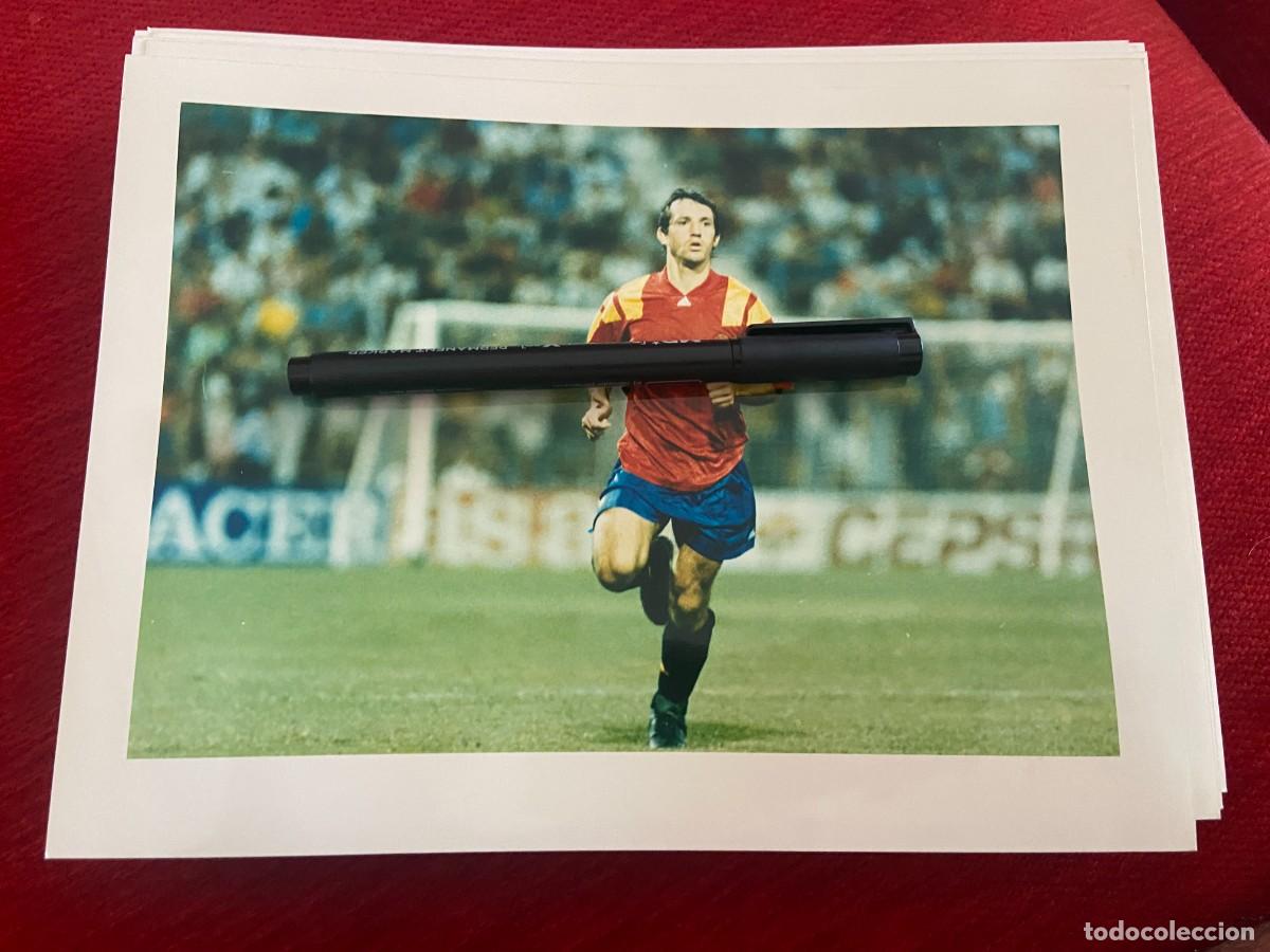Collectionnisme sportif: F32865 FOTO FOTOGRAFIA ORIGINAL SELECCION ESPA&Ntilde;OLA ESPA&Ntilde;A GOICOETXEA