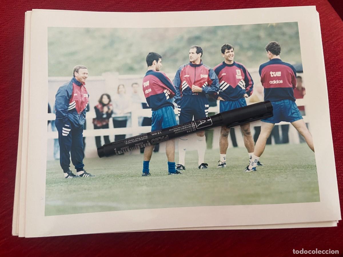 Collectionnisme sportif: F32891 FOTO FOTOGRAFIA ORIGINAL ESPA&Ntilde;A SELECCION ESPA&Ntilde;OLA NADAL ZUBIZARRETA GUARDIOLA CLEMENTE