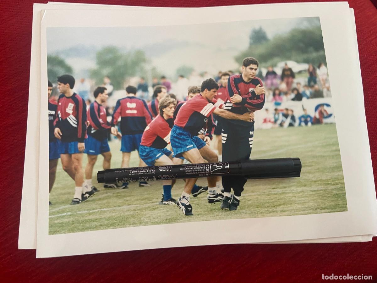 Collectionnisme sportif: F32898 FOTO FOTOGRAFIA ORIGINAL ESPA&Ntilde;A SELECCION ESPA&Ntilde;OLA HIERRO MIGUEL ANGEL NADAL CAMINERO