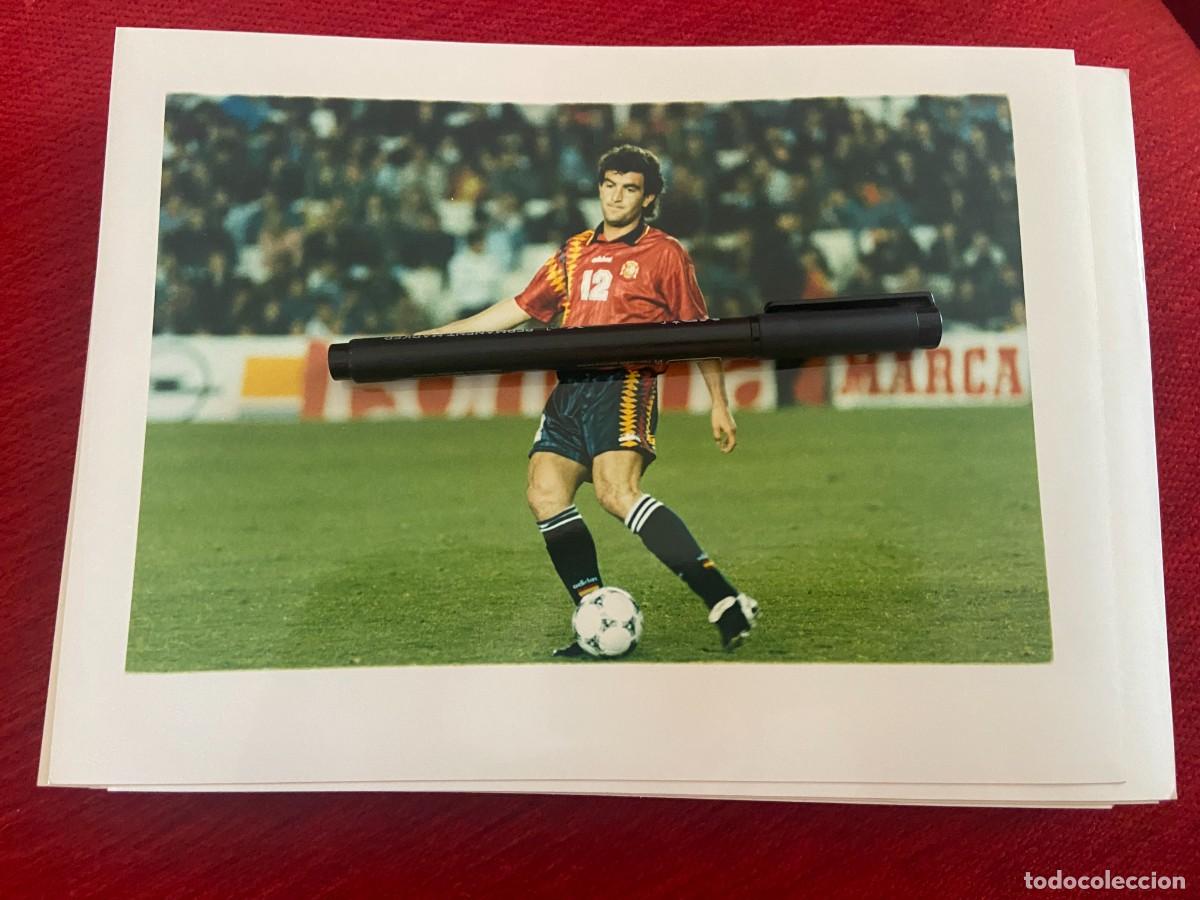 Collectionnisme sportif: F32912 FOTO FOTOGRAFIA ORIGINAL SELECCION ESPA&Ntilde;OLA ESPA&Ntilde;A &iquest;DESCONOZCO QUIEN ES???
