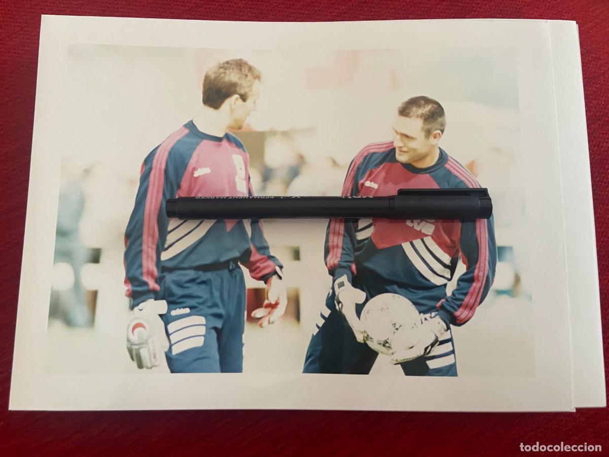 Collectionnisme sportif: F32918 FOTO FOTOGRAFIA ORIGINAL SELECCION ESPA&Ntilde;OLA ESPA&Ntilde;A ENTRENAMIENTO CA&Ntilde;IZARES LOPETEGUI