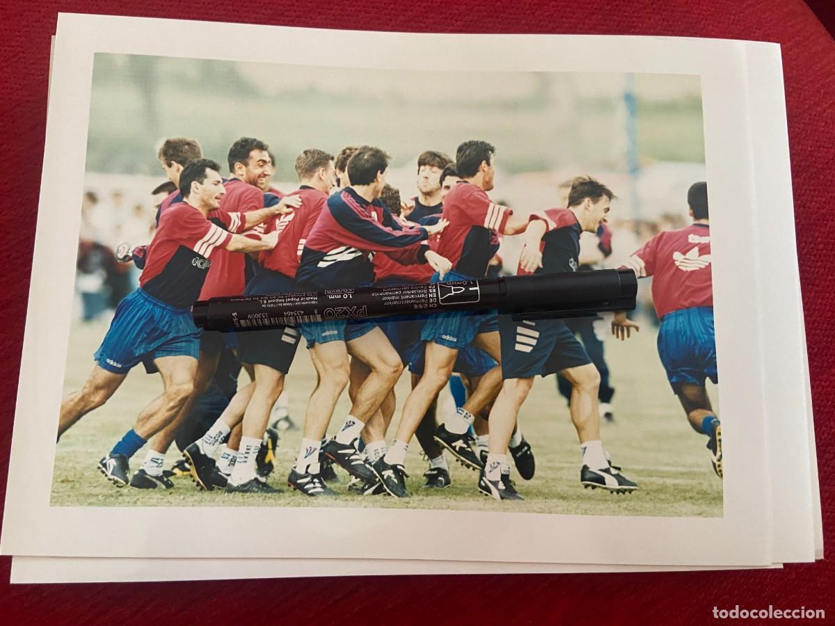 Collectionnisme sportif: F32919 FOTO FOTOGRAFIA ORIGINAL SELECCION ESPA&Ntilde;OLA ESPA&Ntilde;A ENTRENAMIENTO BEGIRISTAIN FERRER