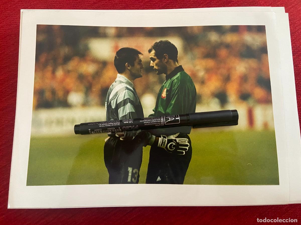 Collectionnisme sportif: F32923 FOTO FOTOGRAFIA ORIGINAL SELECCION ESPA&Ntilde;OLA ESPA&Ntilde;A CA&Ntilde;IZARES ZUBIZARRETA