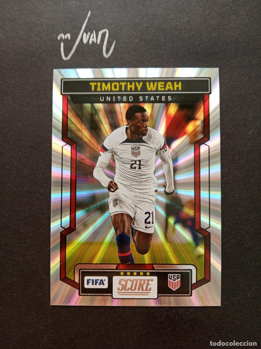 Collectionnisme sportif: 166 Laser ⚽ TIMOTHY WEAH ⚽ UNITED STATES USA FIFA Score serie a calcio 2023 2024 23 24 adrenalyn