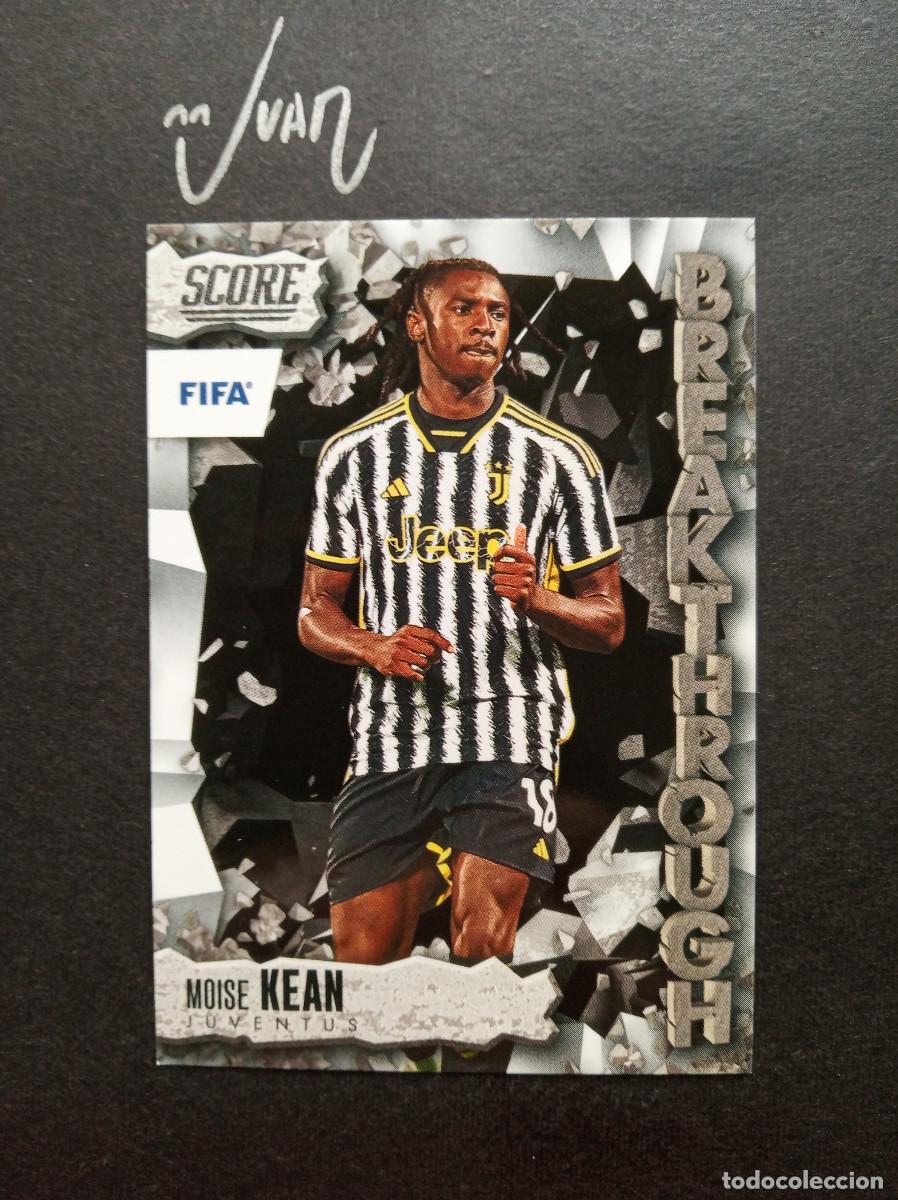 Sammelleidenschaft Sport: 23 Breakthrough ⚽ MOISE KEAN ⚽ JUVENTUS Italia panini Score FIFA 2023 2024 23 24 adrenalyn