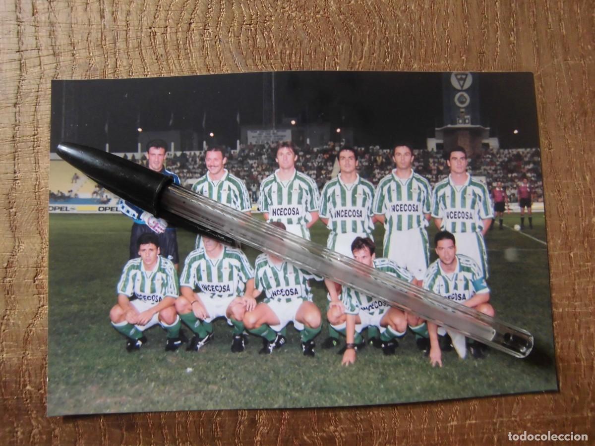 Collectionnisme sportif: FOTOGRAF&Iacute;A FUJICOLOR 15 X 10 REAL BETIS TROFEO CARRANZA 25/08/1995