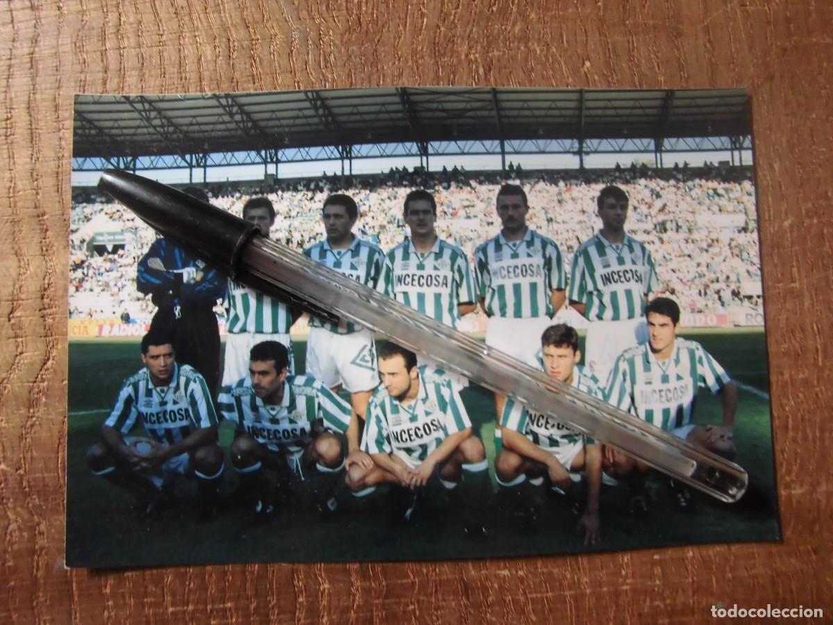 Collectionnisme sportif: FOTOGRAF&Iacute;A FUJICOLOR 15 X 10 REAL BETIS TEMPORADA 94/95