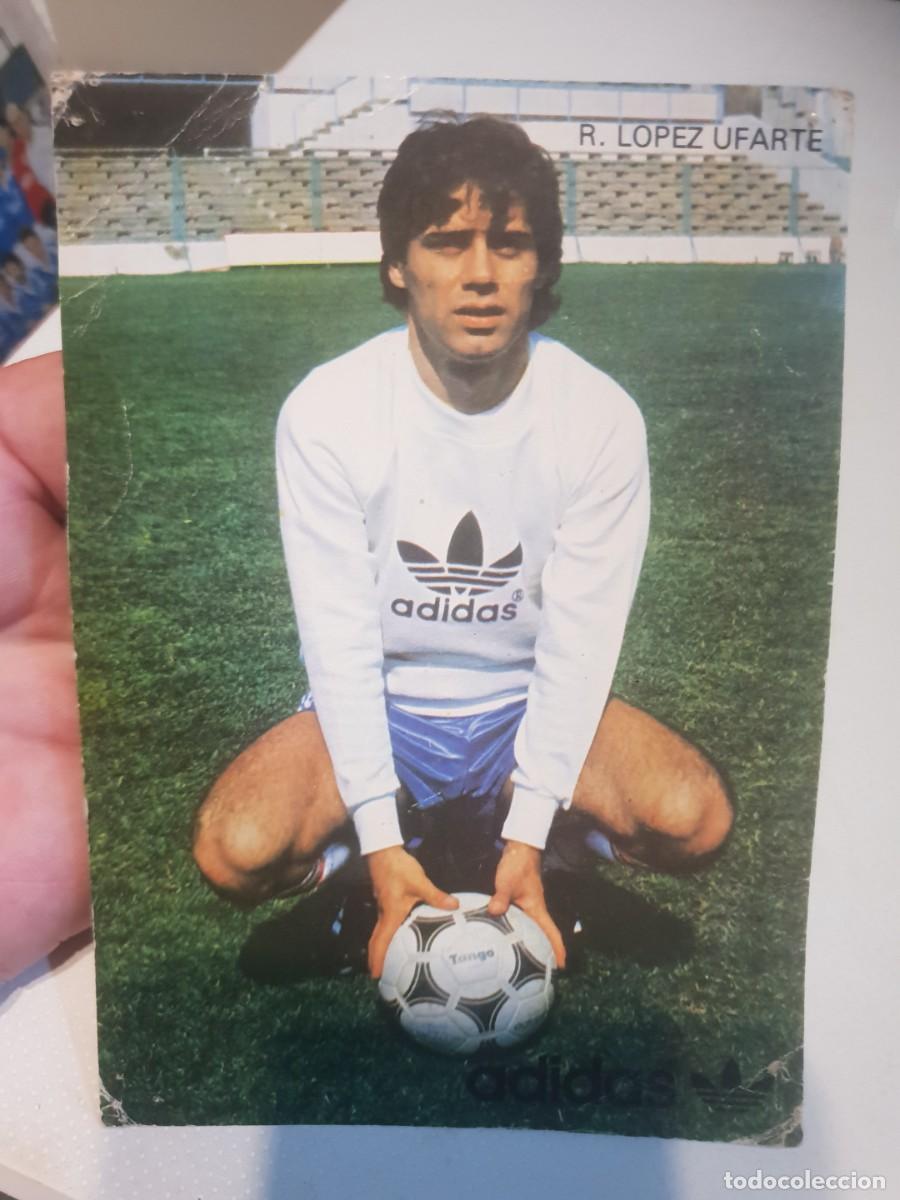 Collectionnisme sportif: Foto futbol de lopez ufarte publicidad adidas
