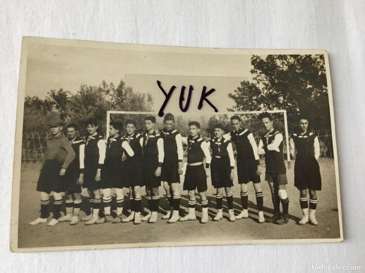 Collectionnisme sportif: FOTO FOTOGRAFIA DE LOS JUGADORES DE UN EQUIPO DE VALENCIA DE FUTBOL - A&Ntilde;OS 30-40