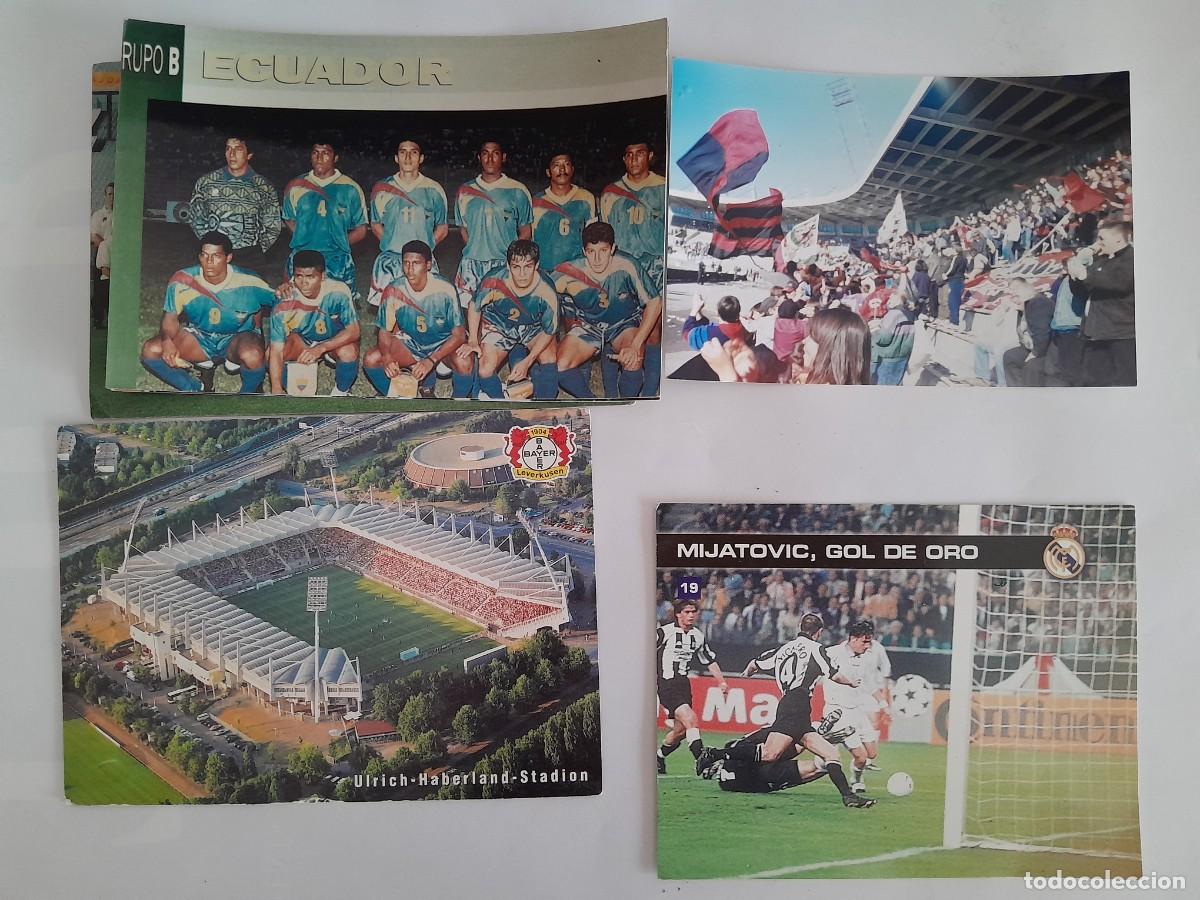 Collectionnisme sportif: LOTE 7 FOTOGRAFIAS FUTBOL MIJATOVIC GOL DE ORO BAYER 04 LEVERKUSEN 1997 RV