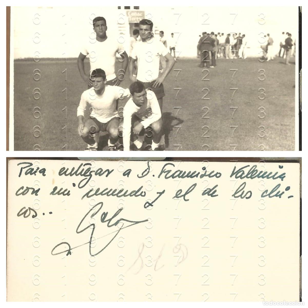 Collectionnisme sportif: REAL BETIS BALOMPIE CLUB DE FUTBOL FOTOGRAFIA 10X7 TEXTO AL DORSO LM22