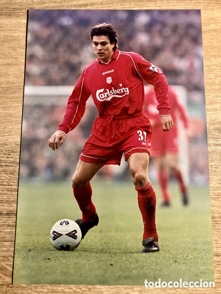 Collectionnisme sportif: JARI LITMANEN - LIVERPOOL (31 x 20 cms)- FOTO OFICIAL (TIENDA DEL CLUB) -
