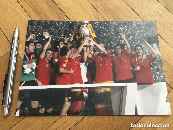 Sports collectibles: F15715 FOTO FOTOGRAFIA FUTBOL CAMPEONES EUROCOPA EURO 2008 SELECCION ESPA&Ntilde;OLA ESPA&Ntilde;A TORRES