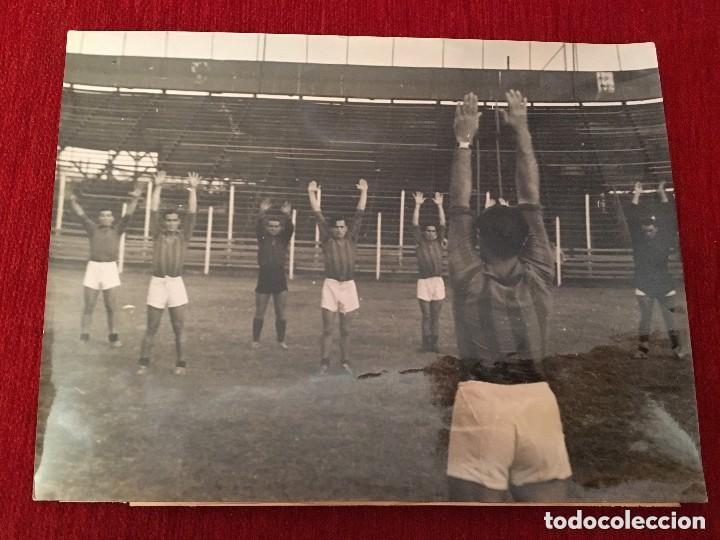 Collectionnisme sportif: F13237 FOTOGRAFIA ORIGINAL FOTO FOTOGRAFIA SAN LORENZO DE ALMAGRO (25-4-1937) ENTRENAMIENTO