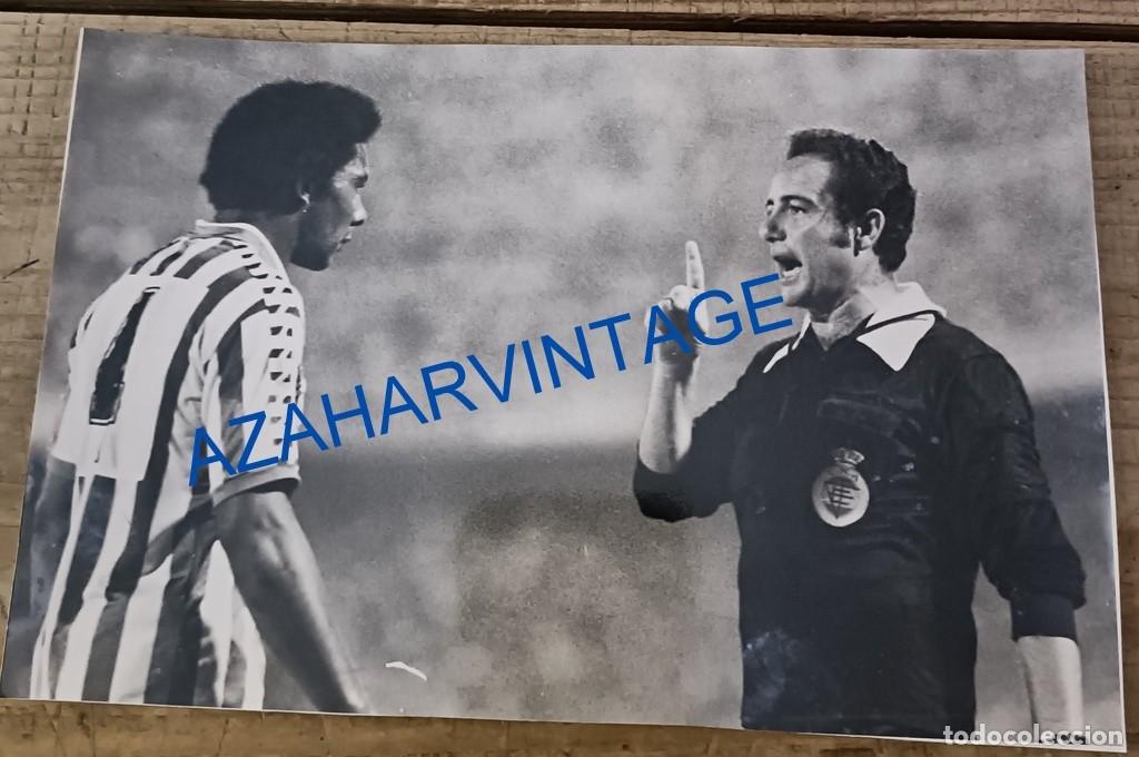 Sports collectibles: A&Ntilde;OS 70-80, ANTIGUA FOTOGRAFIA DEL ARBITRO GARCIA CARRION, 170X110MM