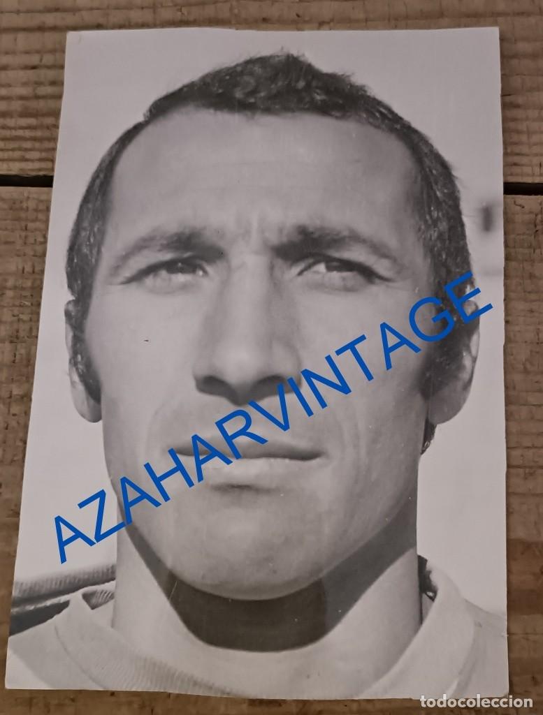 Sports collectibles: ANTIGUA FOTOGRAFIA DEL JUGADOR DEL REAL BETIS BALOMPIE, MACARIO, 110X160MM
