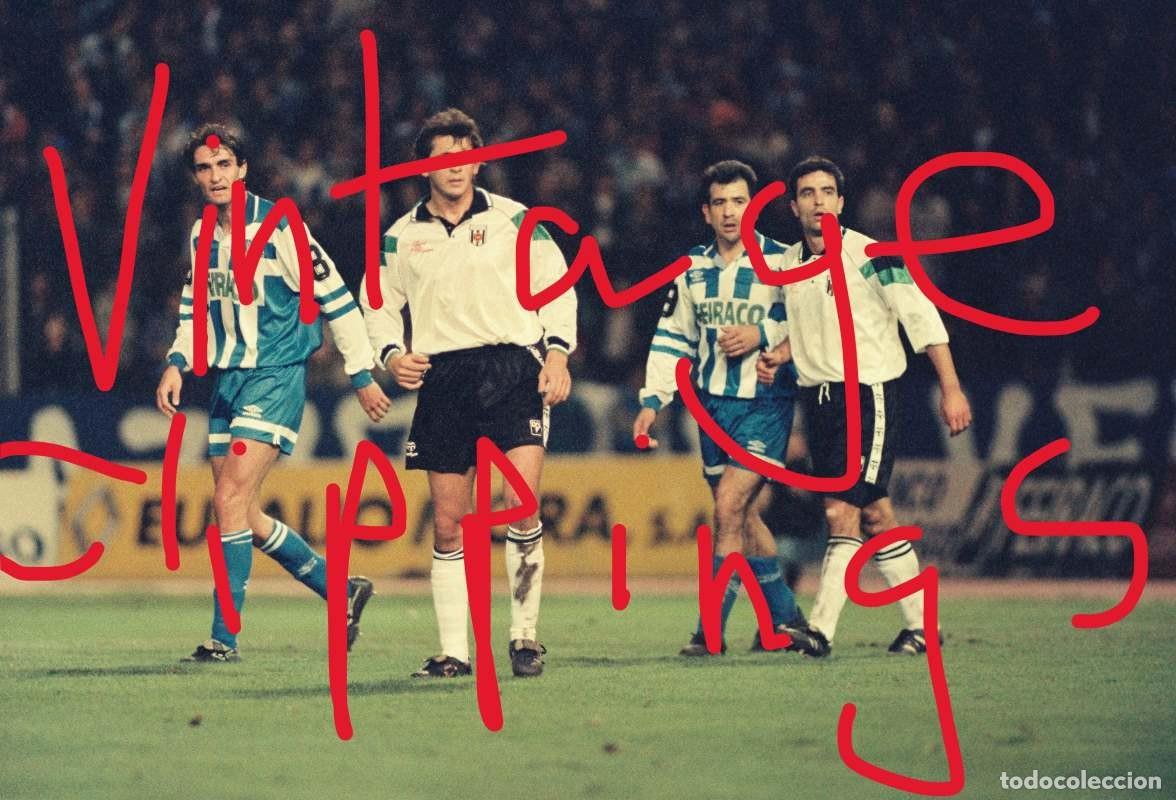 Collectionnisme sportif: DEPORTIVO DE LA CORU&Ntilde;A MERIDA Copa del Rey 1992-1993 Foto 10x15 Fotografia Futbol superdepor Aldana