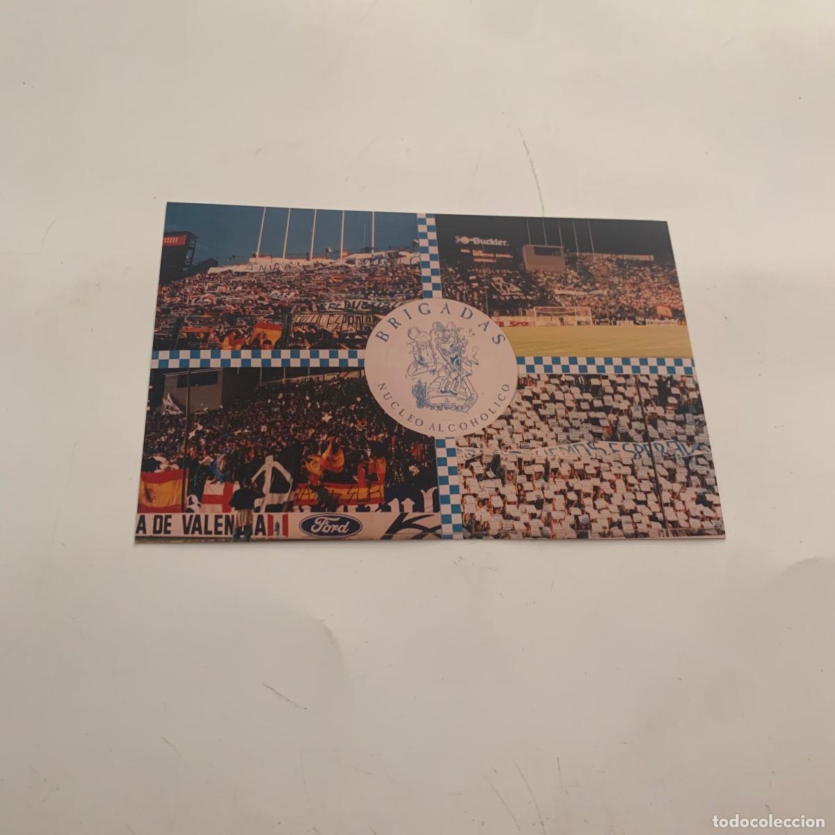 Collectionnisme sportif: FOTOGRAFIA FOTO A&Ntilde;OS 80-90 FOTOMONTAJE BRIGADAS BLANQUIAZULES RCD ESPA&Ntilde;OL NUCLEO ALCOHOLICO