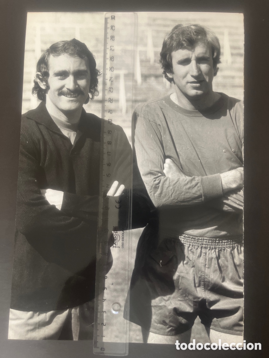 Collectionnisme sportif: 1975 Pirri Carles Rexach Selecci&oacute;n Fotograf&iacute;a original