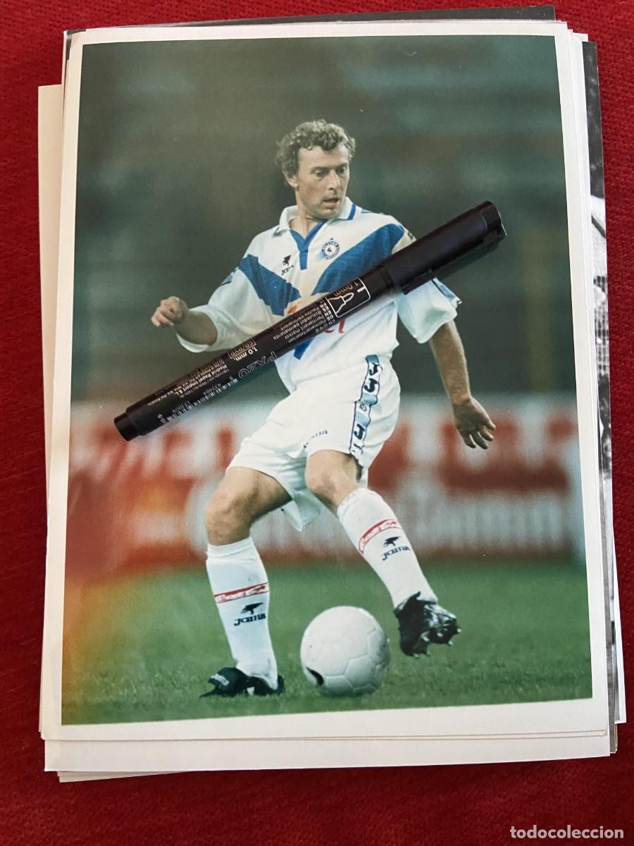 Sports collectibles: F33069 FOTO FOTOGRAFIA ORIGINAL SPORTING GIJON ATLETICO CELAYA EMILIO BUTRAGUE&Ntilde;O
