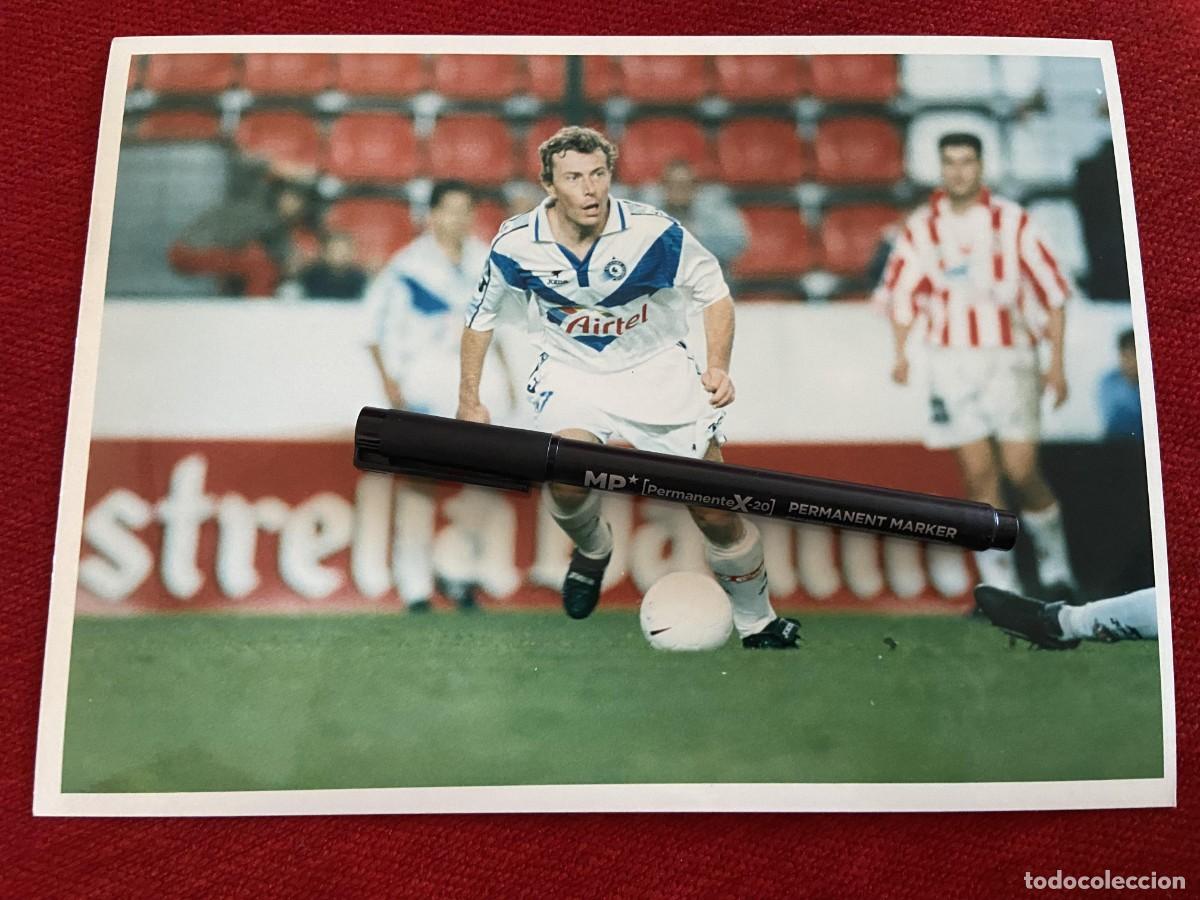 Sammelleidenschaft Sport: F33130 FOTO FOTOGRAFIA ORIGINAL SPORTING GIJON ATLETICO CELAYA EMILIO BUTRAGUE&Ntilde;O