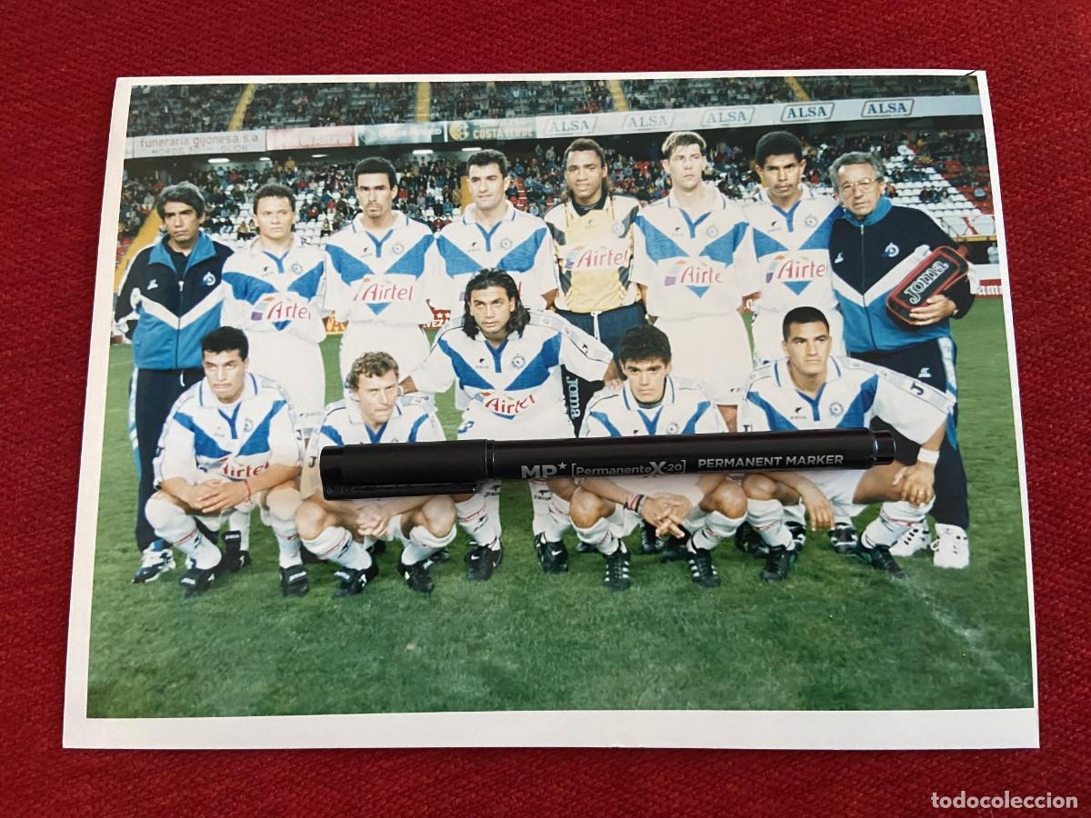 Sammelleidenschaft Sport: F33186 FOTO FOTOGRAFIA ORIGINAL ATLETICO CELAYA ONCE ALINEACION MICHEL EMILIO BUTRAGUE&Ntilde;O