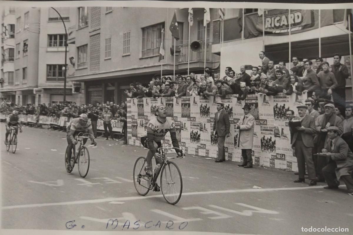 Collectionnisme sportif: CLCLISMO. VUELTA A MALLORCA. G. MASCAR&Oacute;. VENCEDOR 2&ordf; ETAPA. FOTO TORELLO.