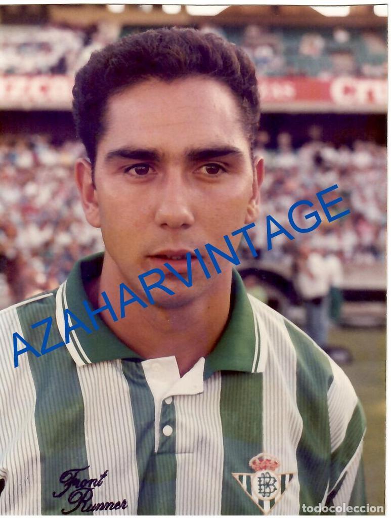 Sammelleidenschaft Sport: ANTIGUA FOTOGRAFIA JUGADOR DEL REAL BETIS BALOMPIE, TOMAS OLIAS, 10X13 CMS