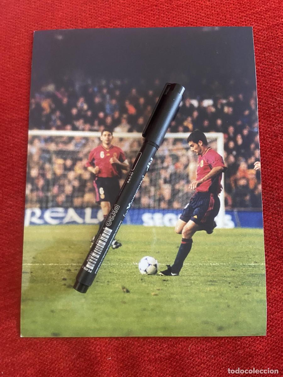 Collectionnisme sportif: F33204 FOTO FOTOGRAFIA ORIGINAL SELECCION ESPA&Ntilde;OLA ESPA&Ntilde;A 9-0 AUSTRIA (27-3-1999) PEP GUARDIOLA