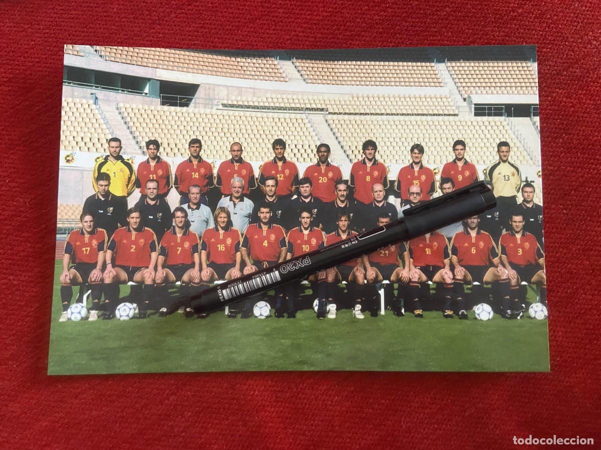 Collectionnisme sportif: F33215 POSTAL FOTO FOTOGRAFIA SIN CIRCULAR SELECCION ESPA&Ntilde;OLA ESPA&Ntilde;A PLANTILLA JUGADORES