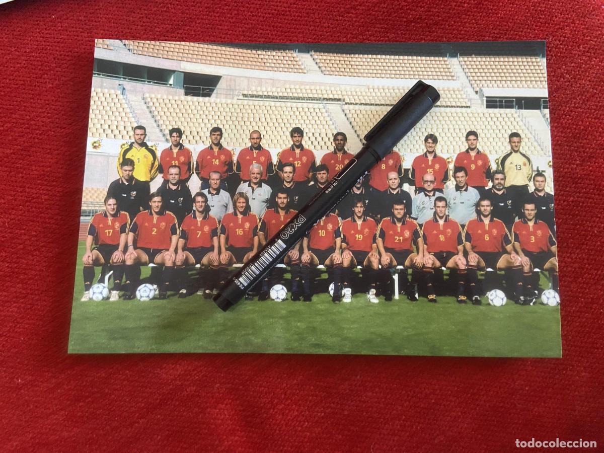 Collectionnisme sportif: F33217 POSTAL FOTO FOTOGRAFIA SIN CIRCULAR SELECCION ESPA&Ntilde;OLA ESPA&Ntilde;A PLANTILLA JUGADORES