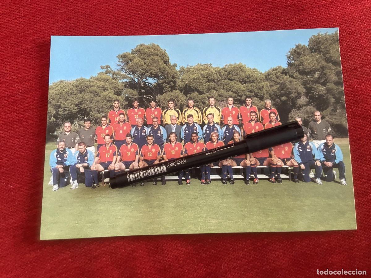 Collectionnisme sportif: F33219 POSTAL FOTO FOTOGRAFIA SIN CIRCULAR SELECCION ESPA&Ntilde;OLA ESPA&Ntilde;A PLANTILLA JUGADORES