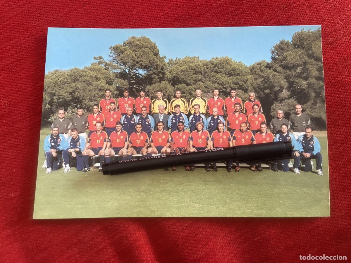 Collectionnisme sportif: F33220 POSTAL FOTO FOTOGRAFIA SIN CIRCULAR SELECCION ESPA&Ntilde;OLA ESPA&Ntilde;A PLANTILLA JUGADORES