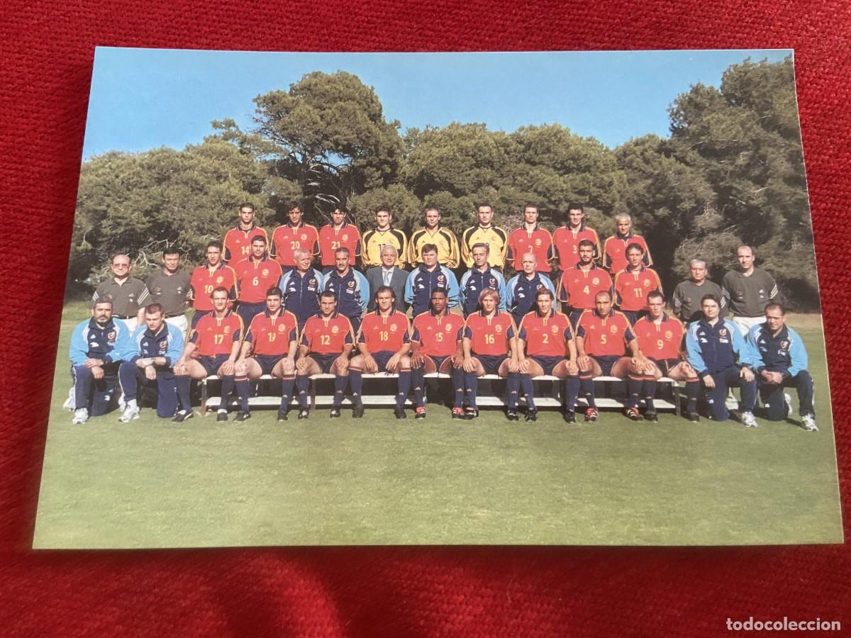 Collectionnisme sportif: F33221 POSTAL FOTO FOTOGRAFIA SIN CIRCULAR SELECCION ESPA&Ntilde;OLA ESPA&Ntilde;A PLANTILLA JUGADORES