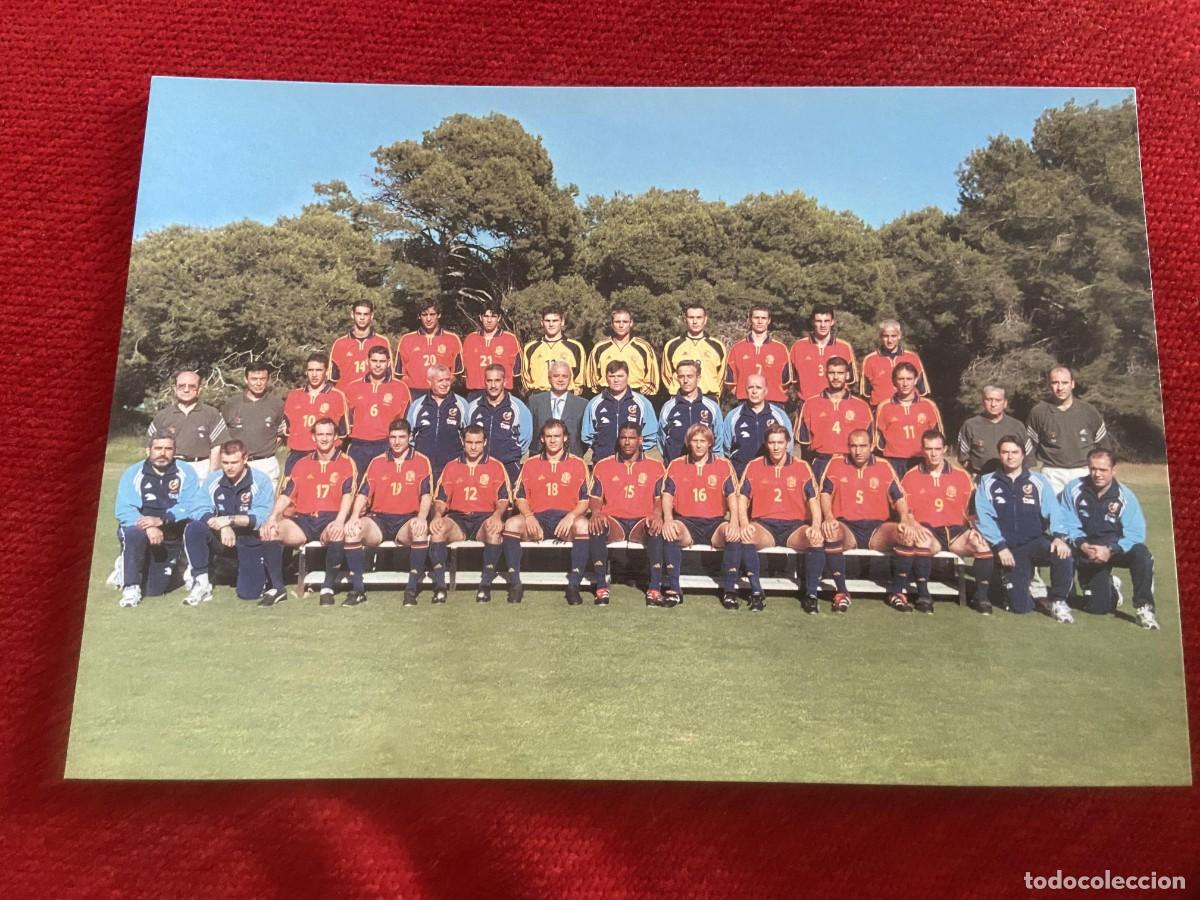 Collectionnisme sportif: F33222 POSTAL FOTO FOTOGRAFIA SIN CIRCULAR SELECCION ESPA&Ntilde;OLA ESPA&Ntilde;A PLANTILLA JUGADORES