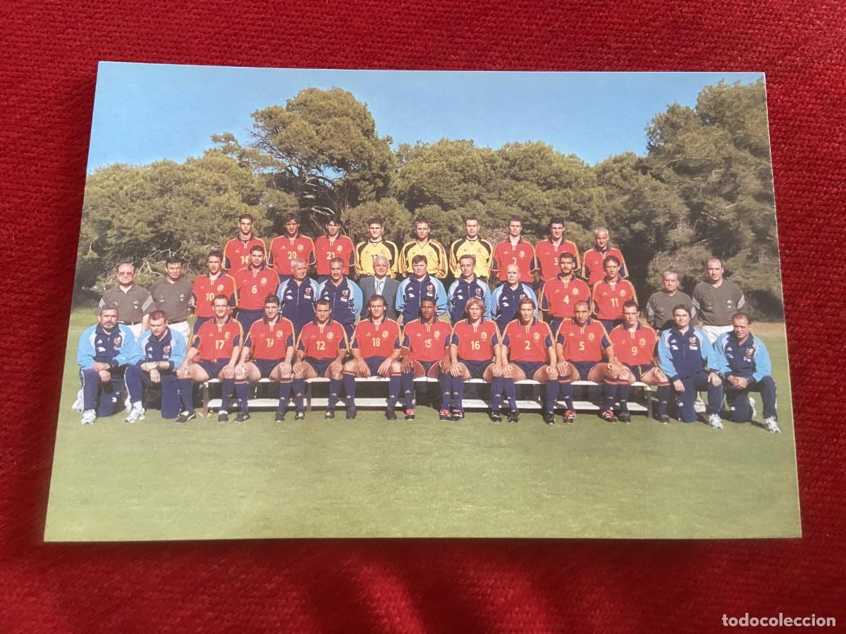 Collectionnisme sportif: F33223 POSTAL FOTO FOTOGRAFIA SIN CIRCULAR SELECCION ESPA&Ntilde;OLA ESPA&Ntilde;A PLANTILLA JUGADORES