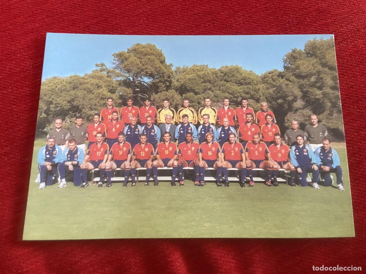Collectionnisme sportif: F33225 POSTAL FOTO FOTOGRAFIA SIN CIRCULAR SELECCION ESPA&Ntilde;OLA ESPA&Ntilde;A PLANTILLA JUGADORES
